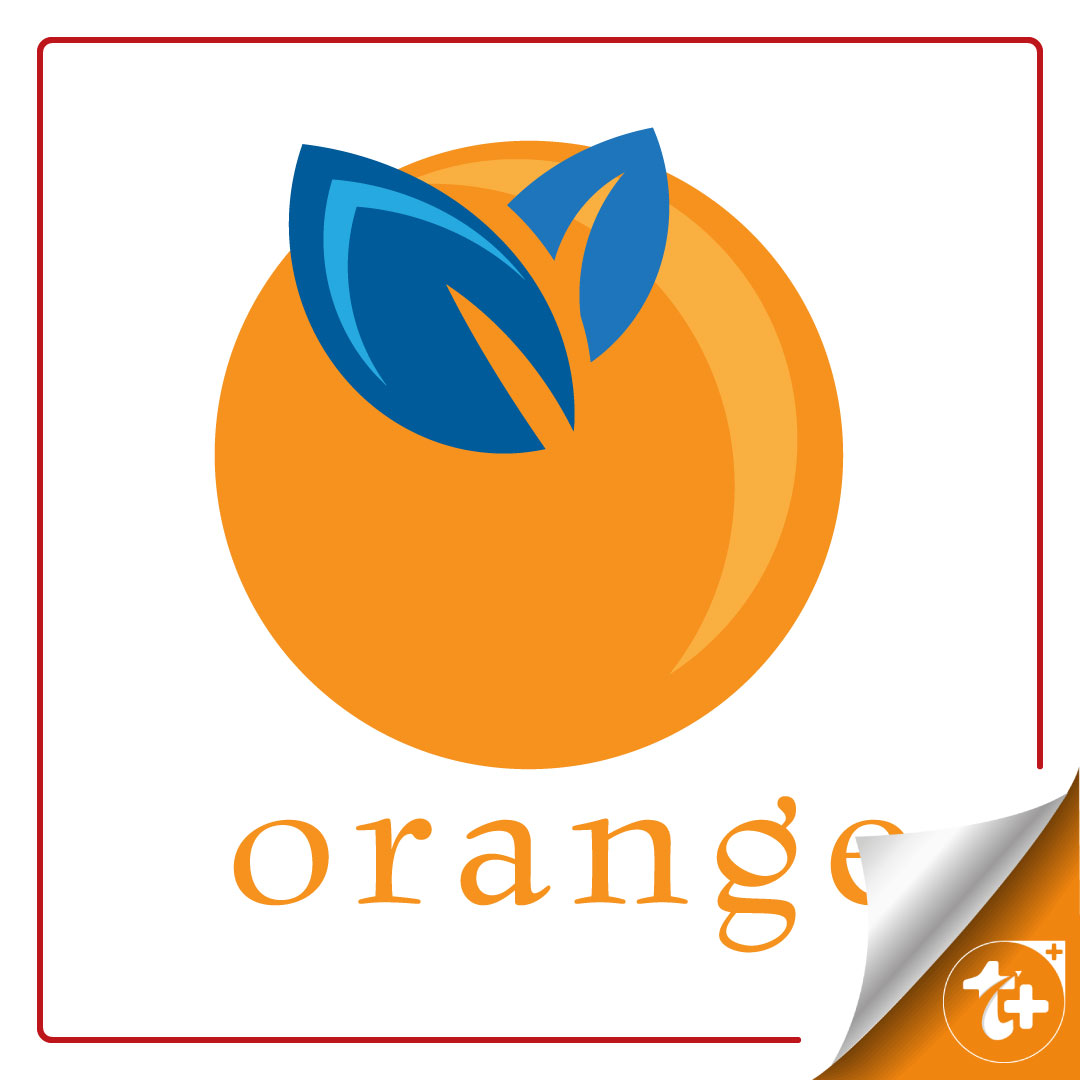 لوگو ساده پرتقال