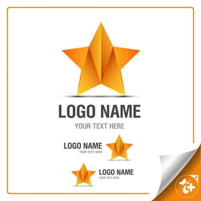 طراح لایه باز ستاره – لوگو ستاره طلایی